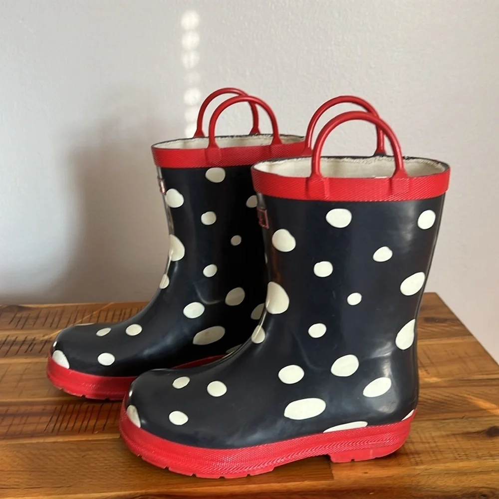 Hatley Girls Polka Dot Rain Boots